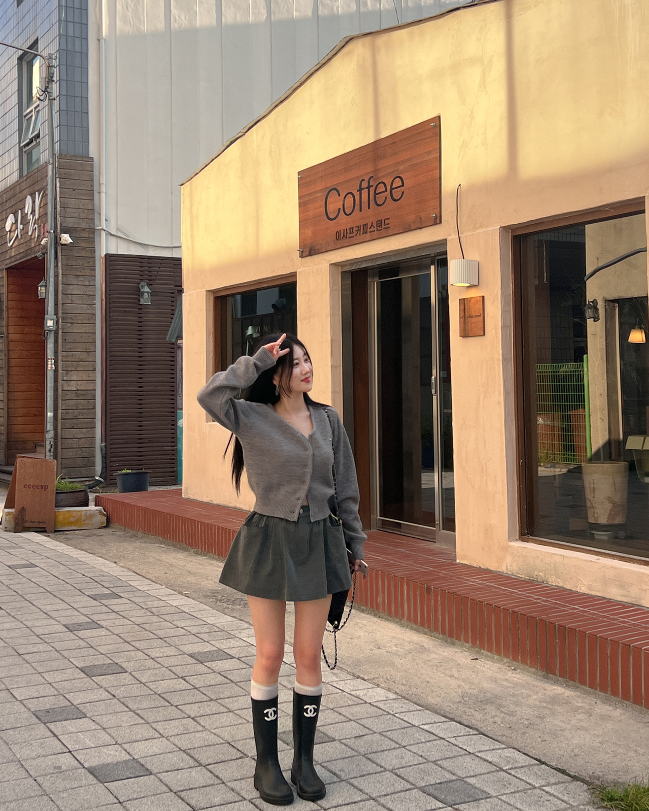 셔링포켓스커트 치마바지 플레어스커트 - 상세 이미지 3