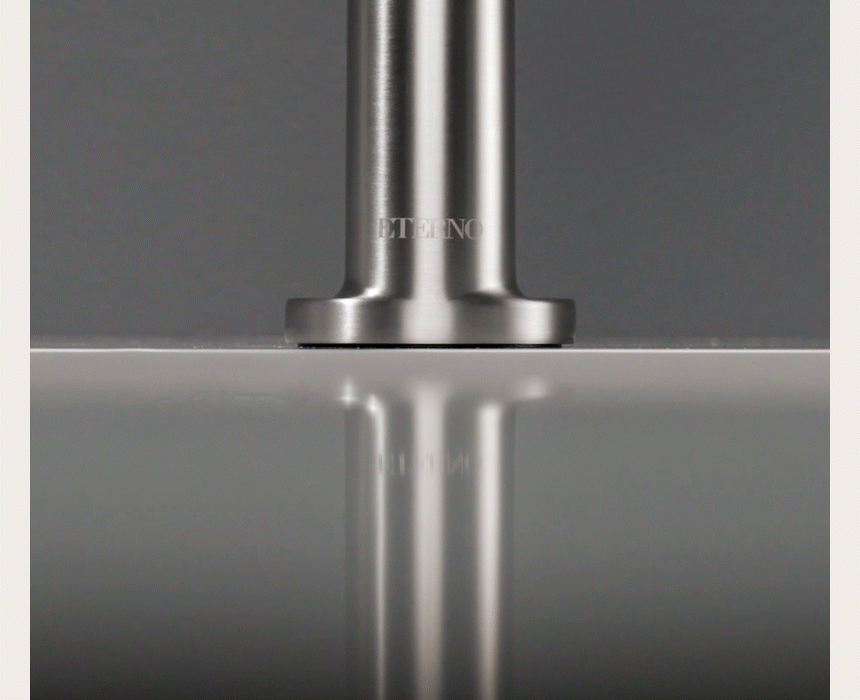 에떼르노 6WAY 주방 싱크대 폭포 거위목 와이드 수전 무광 니켈 크롬 EK-6100