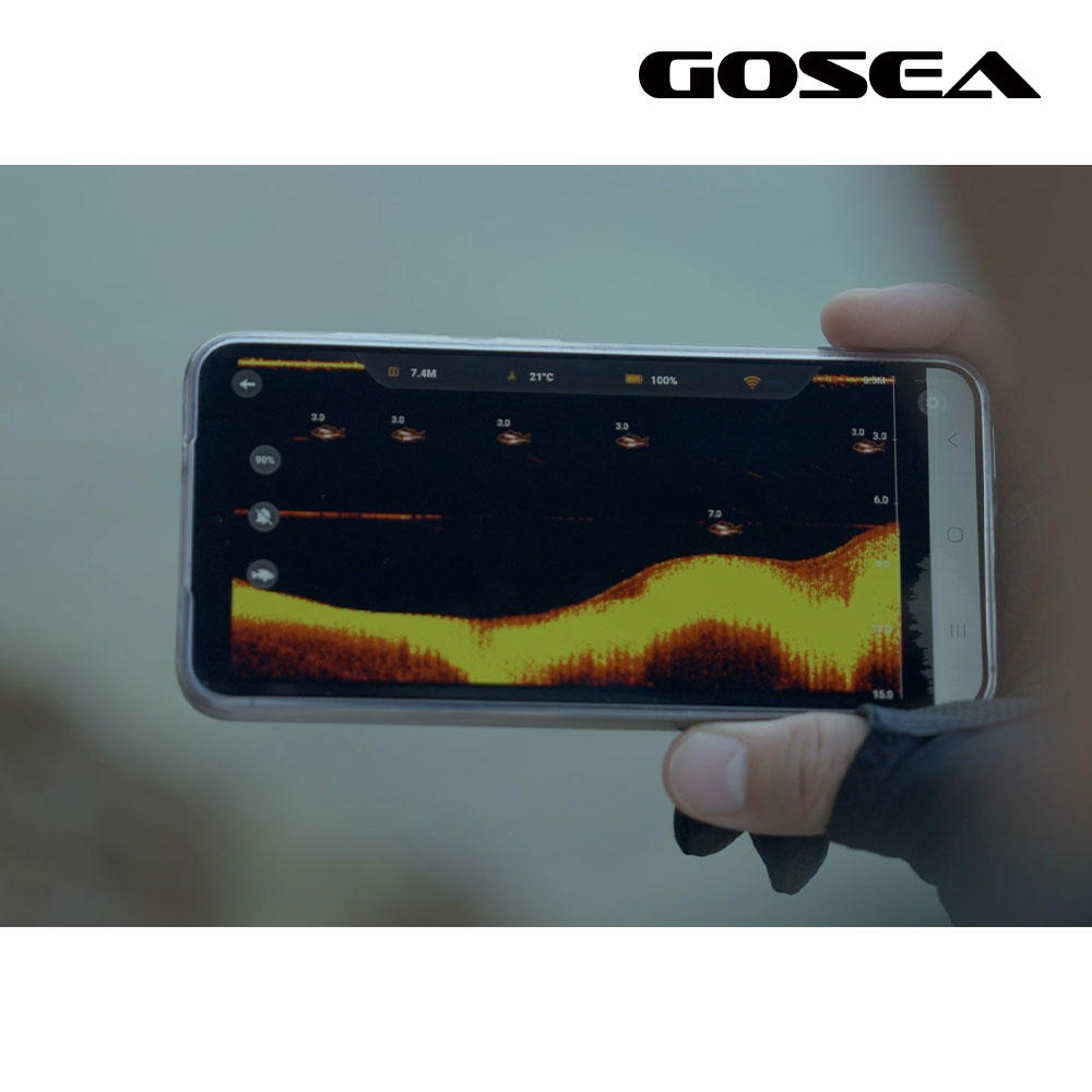 GOSEA 스마트 피쉬 스캐너 휴대용 어군탐지기 어탐기 GSF-E01 이미지 8