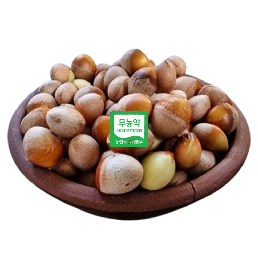 [팔톤상회] 무농약 인증 토종 은행 (껍질 깐 은행) 중과 1kg, 1개 - 상세 이미지 4
