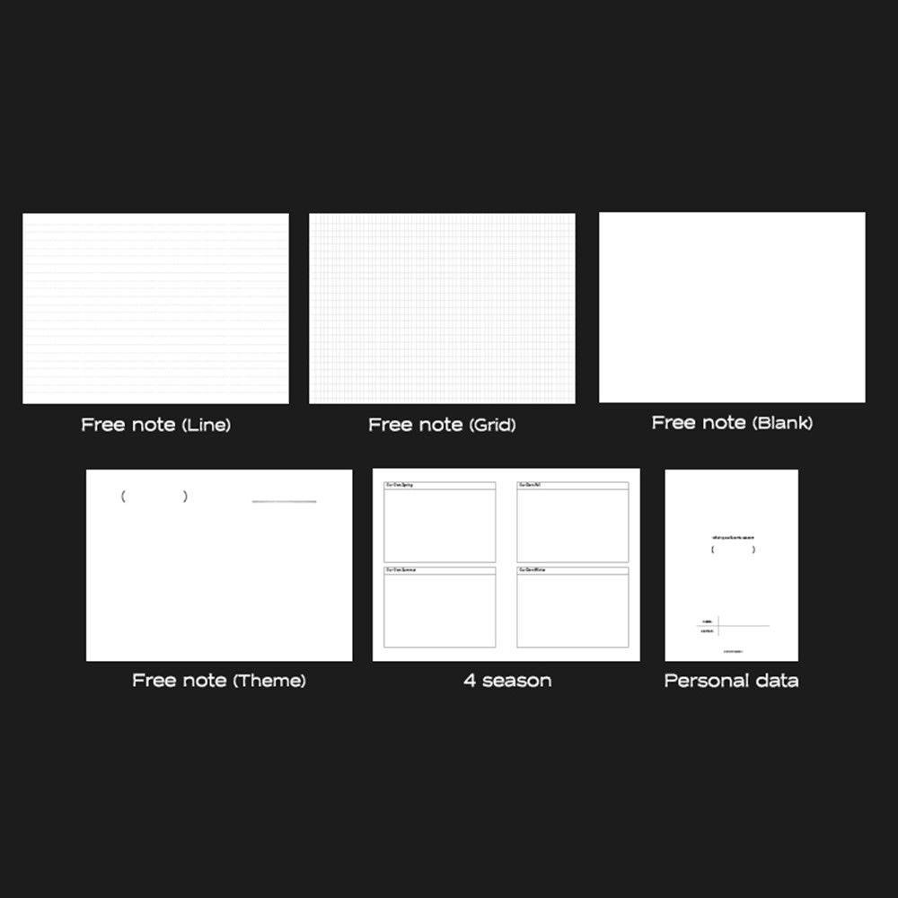 2026 아워오운시즌 다이어리 위클리 다이어리 주간 26년 하드커버 Red - 상세 이미지 5