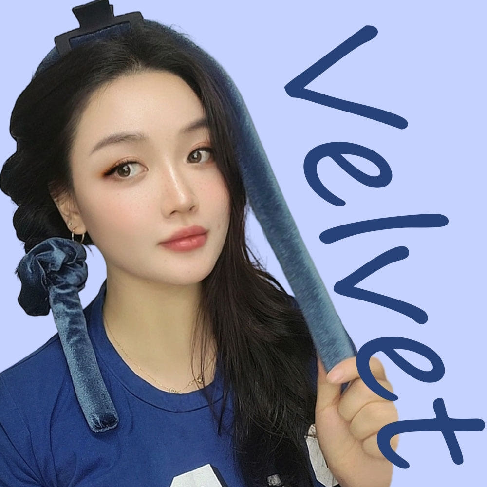 튜브컬 벨벳 틱톡 뿌리볼륨펌 집게 구르프 - 상품 이미지