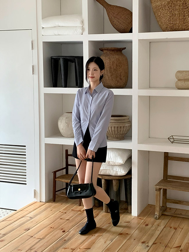 배색 콤비 메리제인 슈즈 플랫슈즈 sh3658 - 상세 이미지 5