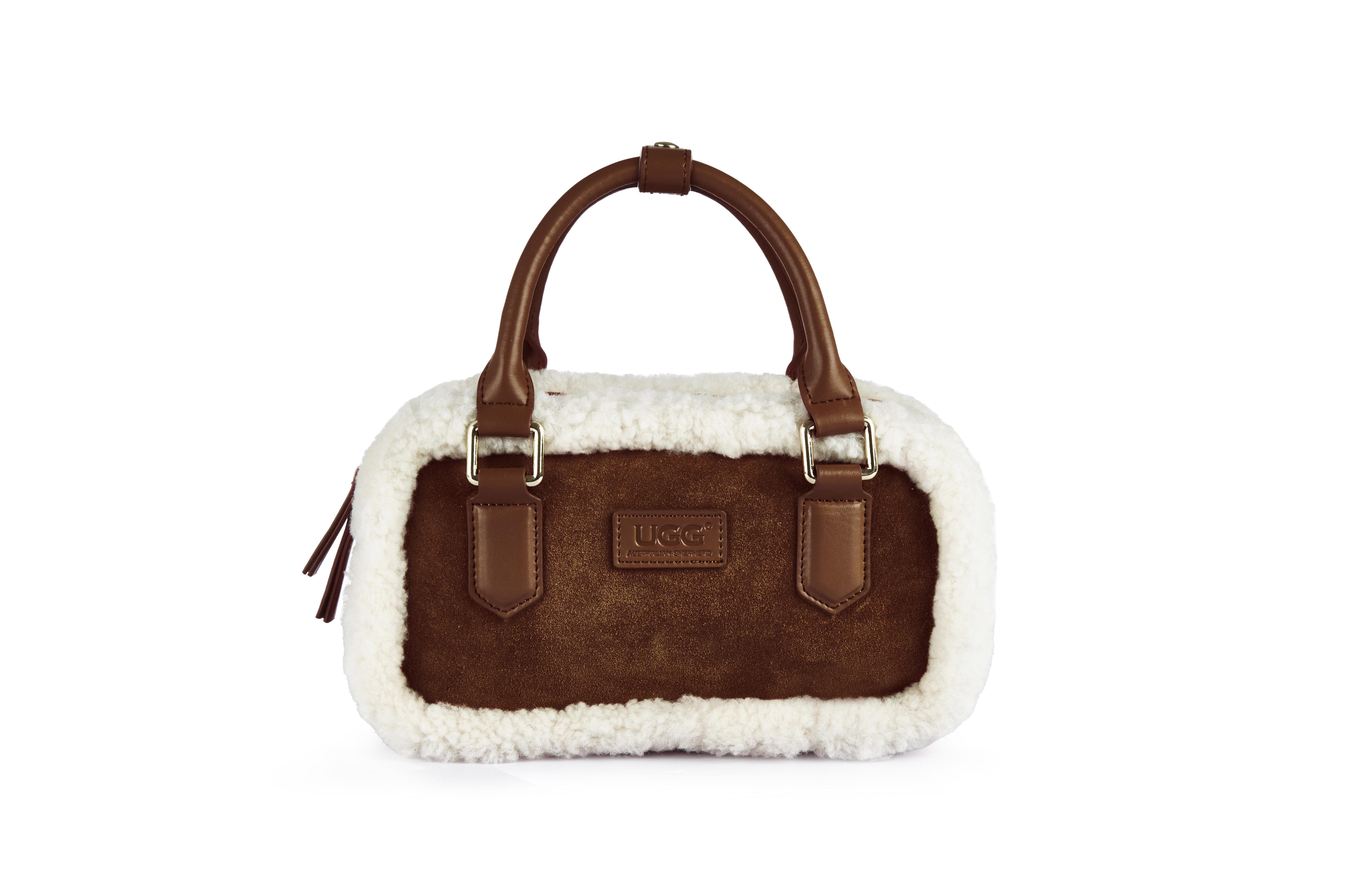 호주 오즈웨어 에버 어그 양털 시어링 가죽 가방 에버어그 샤일라백 초코