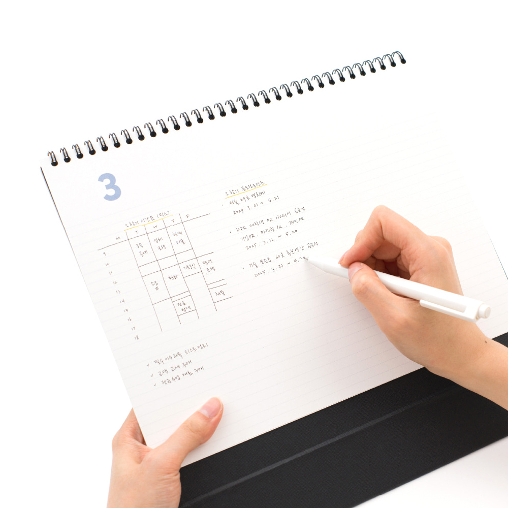2026년 탁상달력 대형 책상달력 26년 직장인 스케줄 큰 데스크 캘린더 A4 엑스라지 - 상세 이미지 4