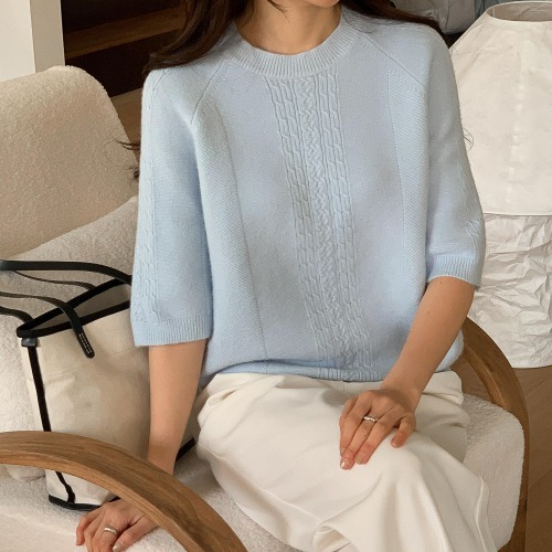 엄마옷 조이마담 T51785 H 캐시미어 니트 티셔츠 중년여성의류