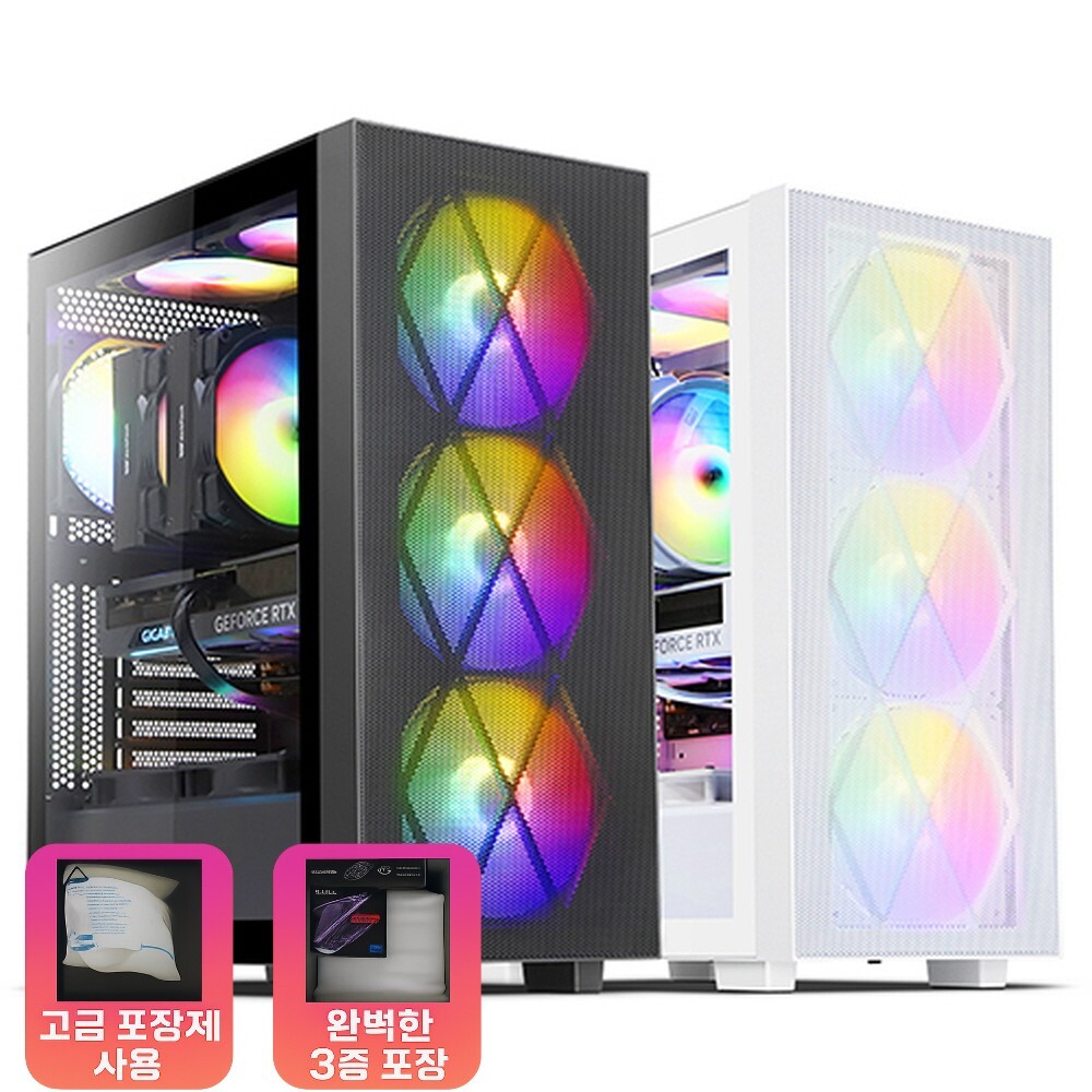 긱스타 조립PC 게이밍컴퓨터 44F57 인텔 i5-14400F RTX5070 32G 1T 조립식컴퓨터