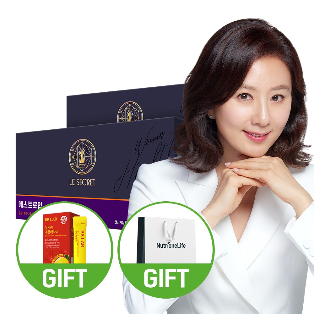 르시크릿 김희애 에스트로업 2박스 2개월분 여성 갱년기 면역