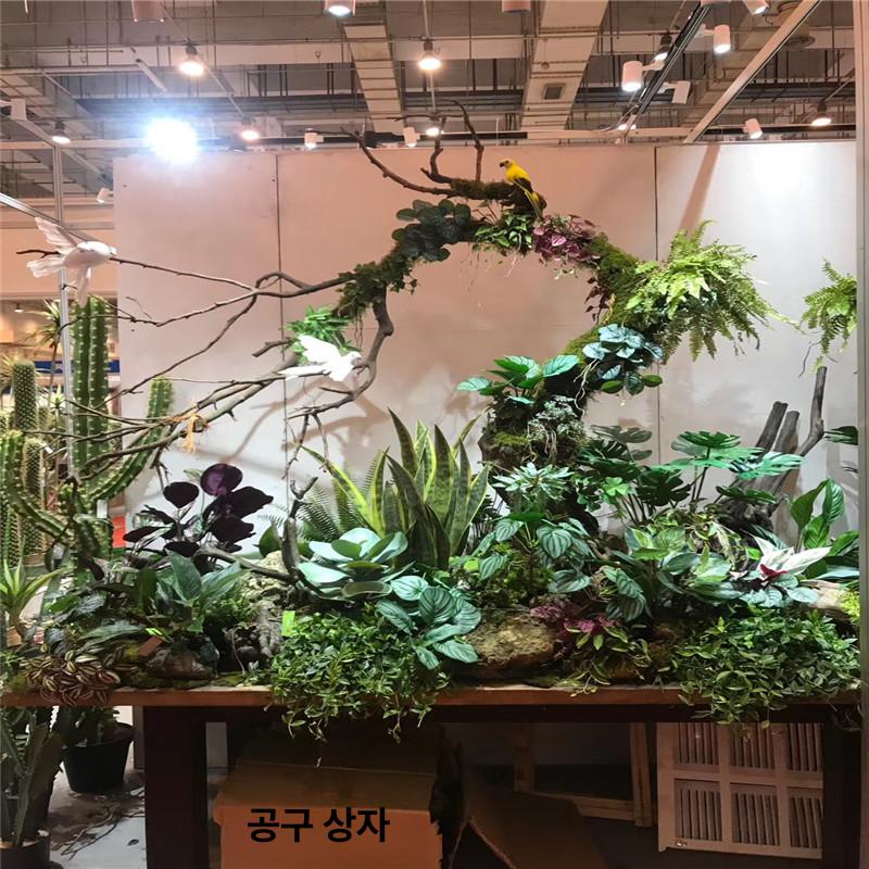 식물지지대 식물판 나무판 가드닝 필로덴드론 삽수 삽목 은안개잎 - 상세 이미지 2