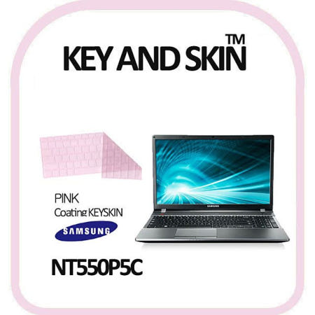 키앤스킨 핑크칼라스킨 삼성 시리즈5 NT550P5C 노트북 키스킨