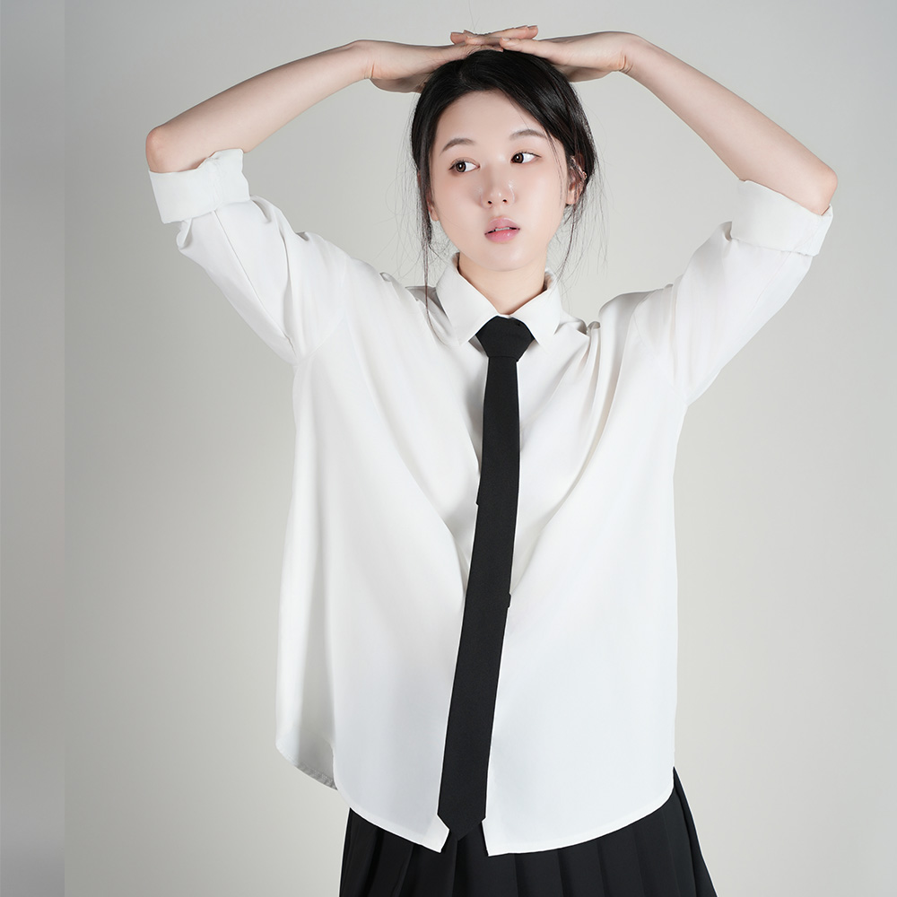 엠스코프 여성용 무광 슬림 롱 넥타이 MN650 - 상세 이미지 5