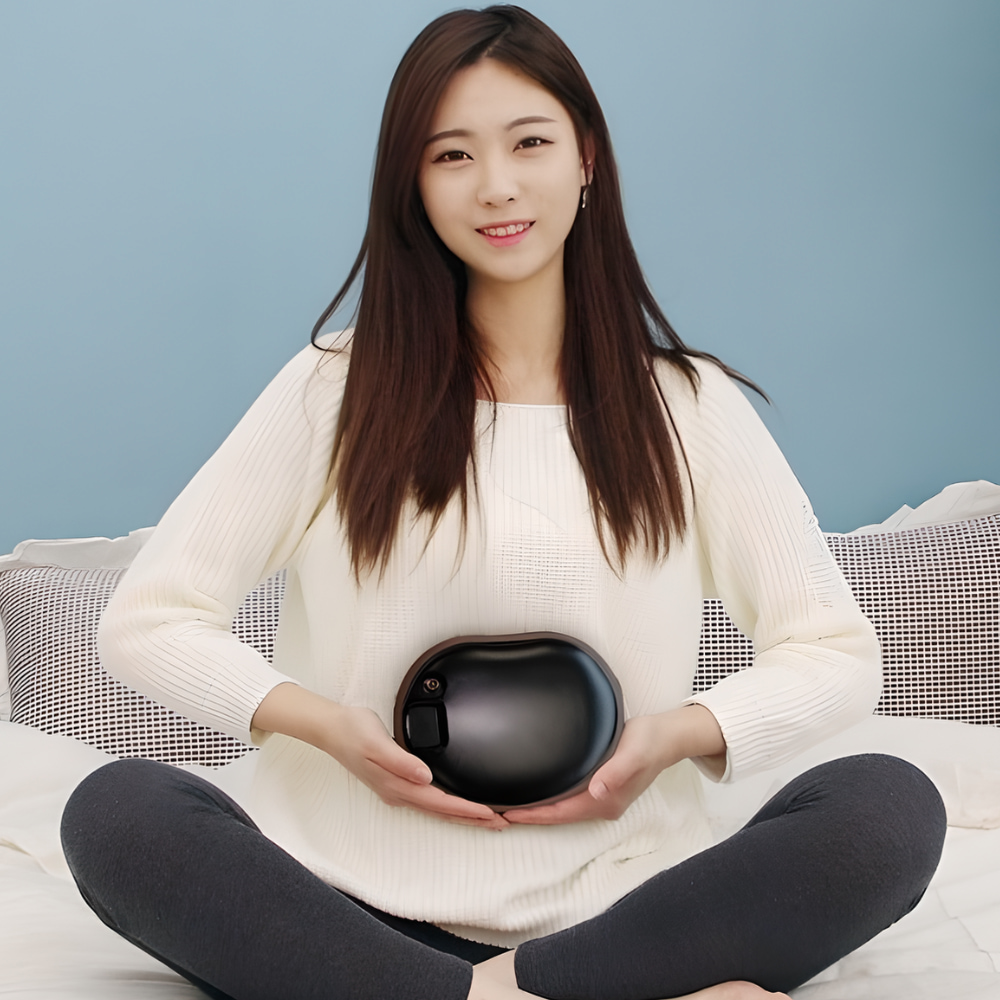 전기 온열찜질기 목 어깨 허리 복부 원적외선 찜질기 돌뜸