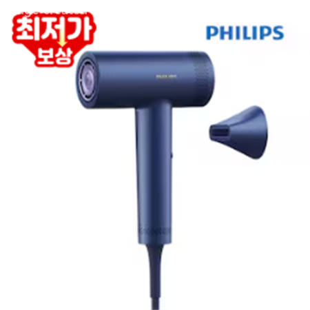 필립스 BLDC 항공모터 듀얼 에어플로우 드라이어 아드리아틱 블루 BHD839/09