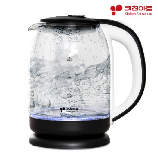 대용량 무선 전기포트 내열유리 전기주전자 커피포트