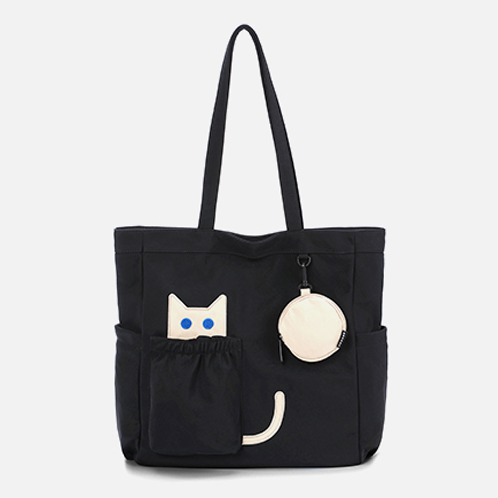 NOXXON(녹손) 캣 인 포켓 토트백(Cat in Pocket Tote Bag) - 상세 이미지 3