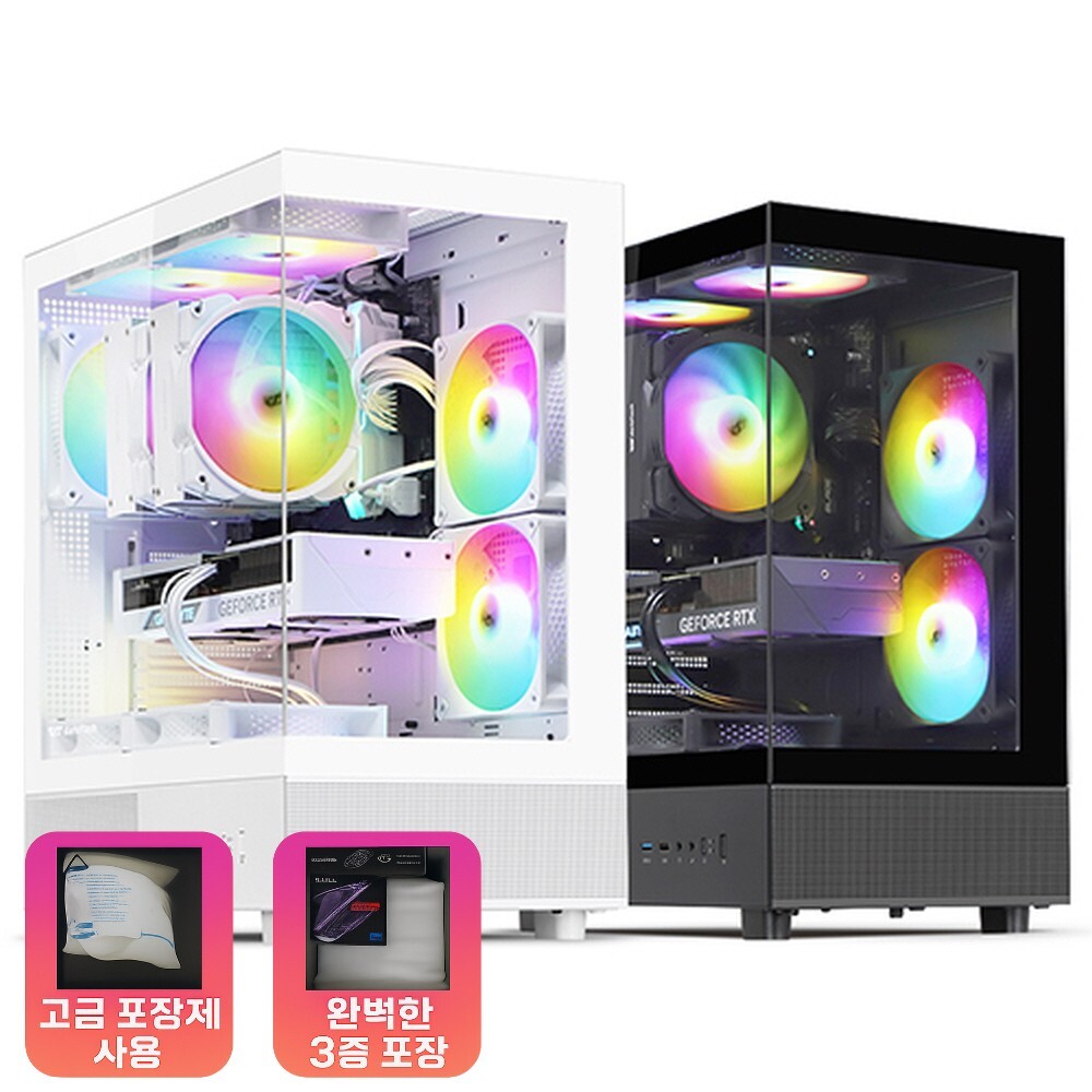 (RTX5060업그레이드)긱스타 조립PC 게이밍컴퓨터 24F462 인텔 i5-12400F RTX5060 32G 1TB 조립식컴퓨터