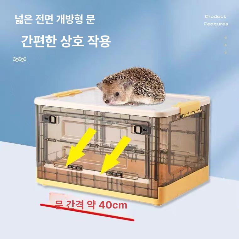 햄스터 케이지 아크릴 집 120L 투명 리빙박스 하우스 중형 - 상세 이미지 4