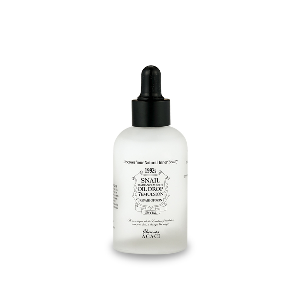 건성 피부 스네일 래디언스 유스 오일드롭 7 에멀전 50ml 보습 미백 주름 기능성 - 상세 이미지 2