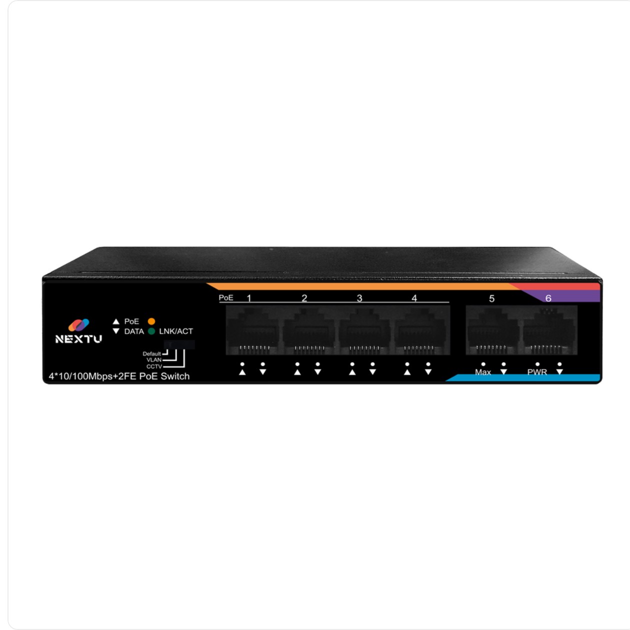 POE 스위치 허브 4포트 기가 비트 2포트 업링크 스위칭 허브 POE6006 60W - 상세 이미지 4