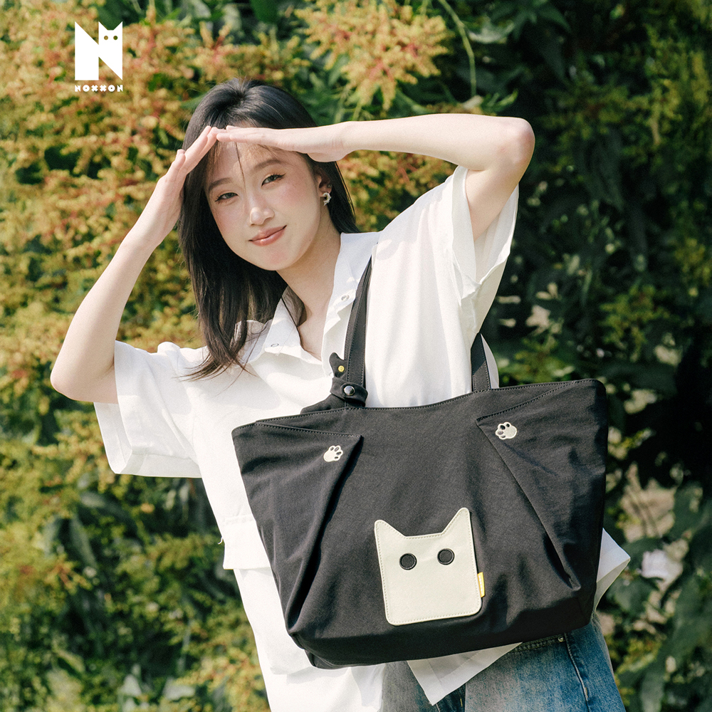 NOXXON(녹손) 허그 캣 토트백(Hug Cat Tot Bag) - 상품 이미지