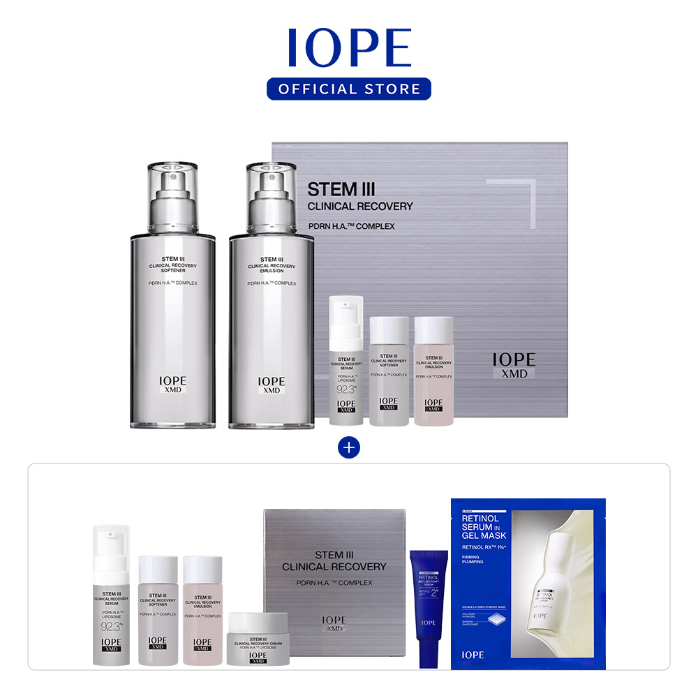 아이오페 XMD 스템3 스페셜 2종 세트 (소프너 130ml + 에멀젼 130ml) - 상세 이미지 2