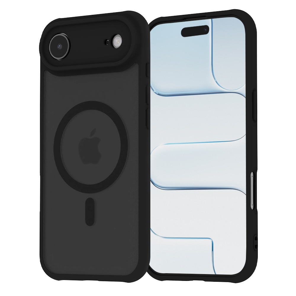디랩 하이쉴드 맥세이프 케이스 풀커버 범퍼 블랙, 아이폰 에어