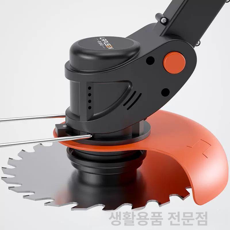 충전식 충전식예초기 휴대용 제초기 잡초제거기 잔디깍기 무선전정기 무선예초기 예취기 12V 3셀 1개 1300mAh - 상세 이미지 2