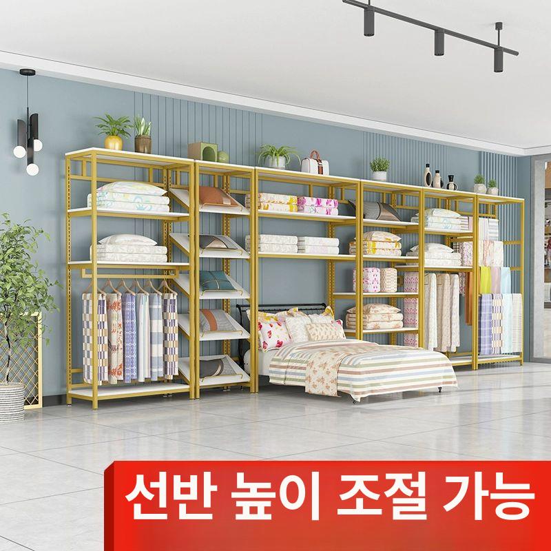 매장 이불진열장 높이 디스플레이 이불 패브릭 가게 업소용 진열대 전시 선반 길이폭 장식장 캐비닛 포함 80Lx45Wx240H B - 상세 이미지 3