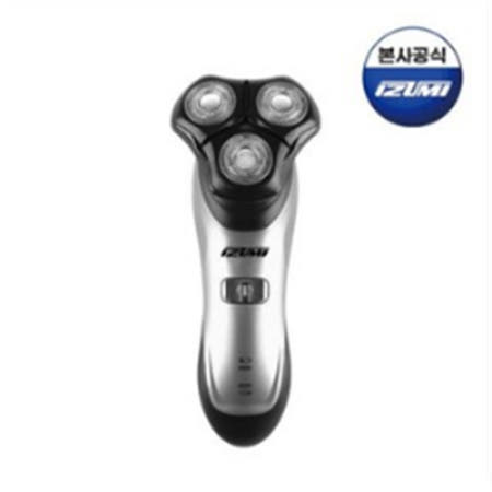 [일본 본사정품][이즈미] 3중날 완전 방수 회전식 전기면도기 IKR-4500