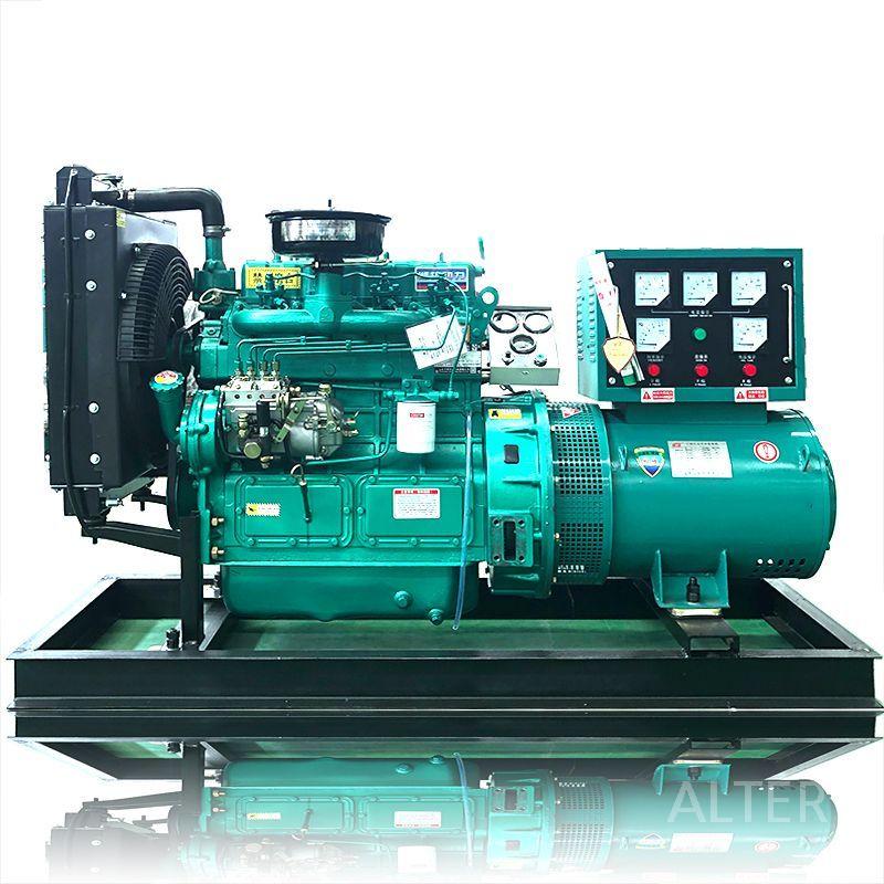 디젤 발전기 산업용 전력 공장 30kW 다중 실린더+스타트 배터리 - 상세 이미지 2
