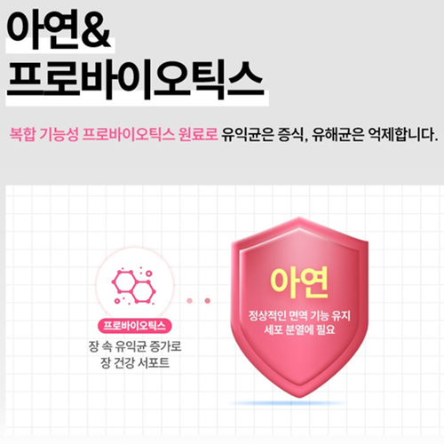 웰러스 질 유래 유산균 300캡슐 대용량 프로바이오틱스 아연 장건강 면역 플란타룸 효능 - 상세 이미지 3