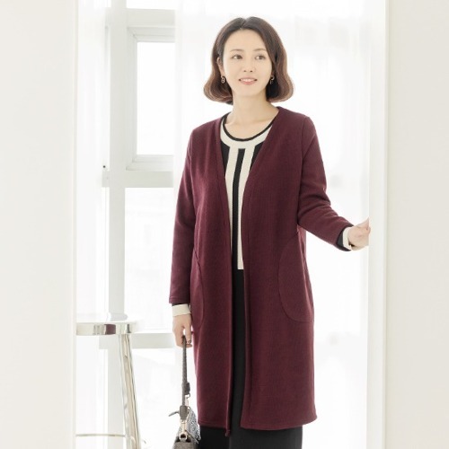 엄마옷 조이마담 J2867 베이직 롱 가디건 중년여성의류