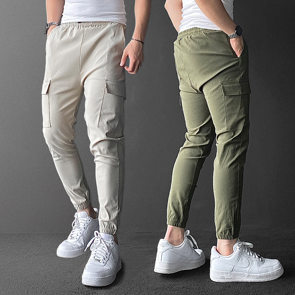 1+1 카고바지 건빵바지 남자조거팬츠 - 상품 이미지