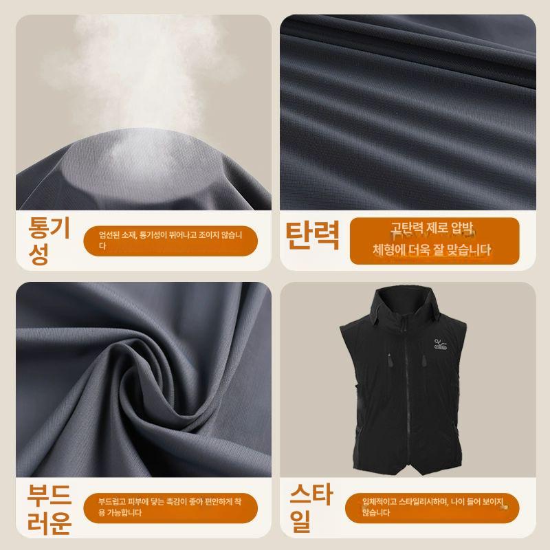 낙상 방지 에어 충돌 추락 충격 방지 조끼 사고 슈트 플래그십 에디션-프리미엄 블랙 L - 상세 이미지 4