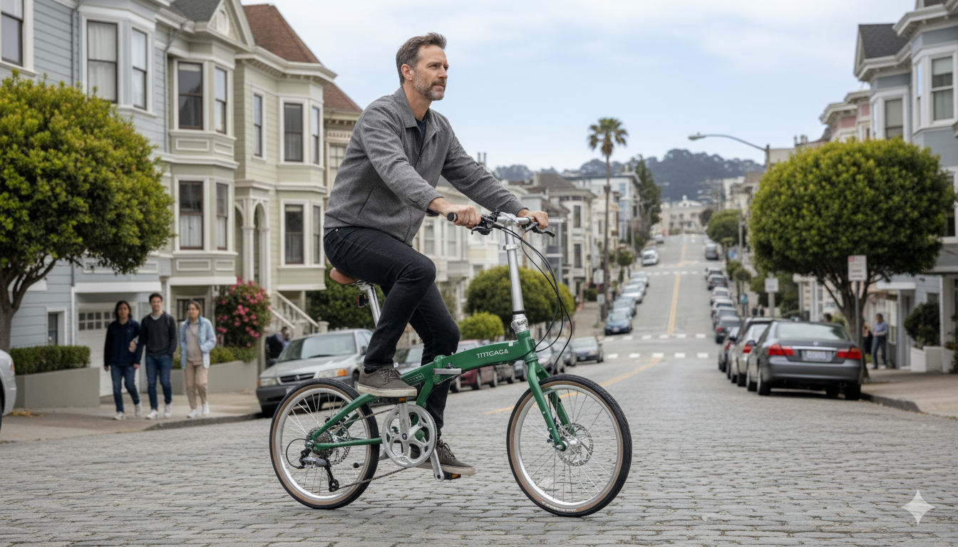 티티카카 플라이트 V9 HD - 시마노 9단 유압디스크, 실드베어링휠셋,알루미늄 접이식