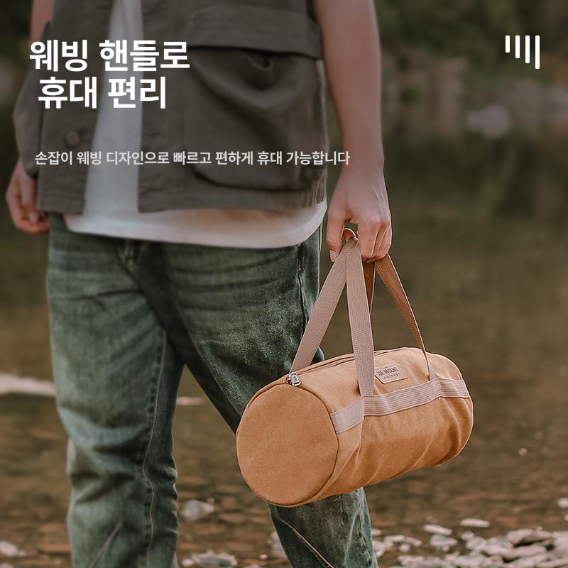 펙수납가방 고정 캠핑 야외 구멍 텐트고정수납 팩가방 캠핑가방 캠핑용품 팩망치 블랙 소형 - 상세 이미지 4