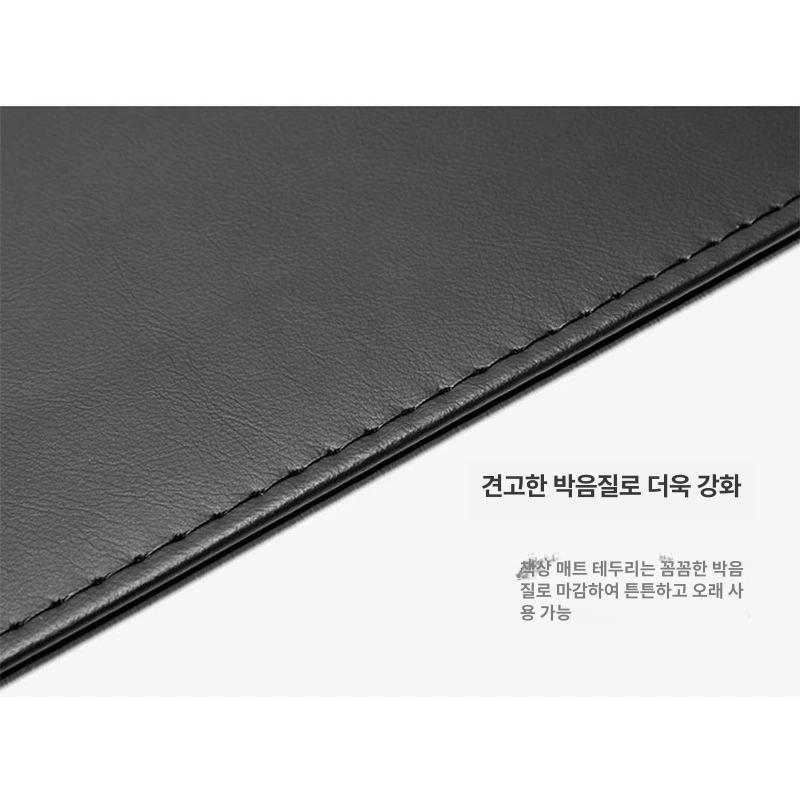 데스크매트 책상패드 대형사이즈 맞춤사이즈 테이블매트 커피 900x480mm - 상세 이미지 4