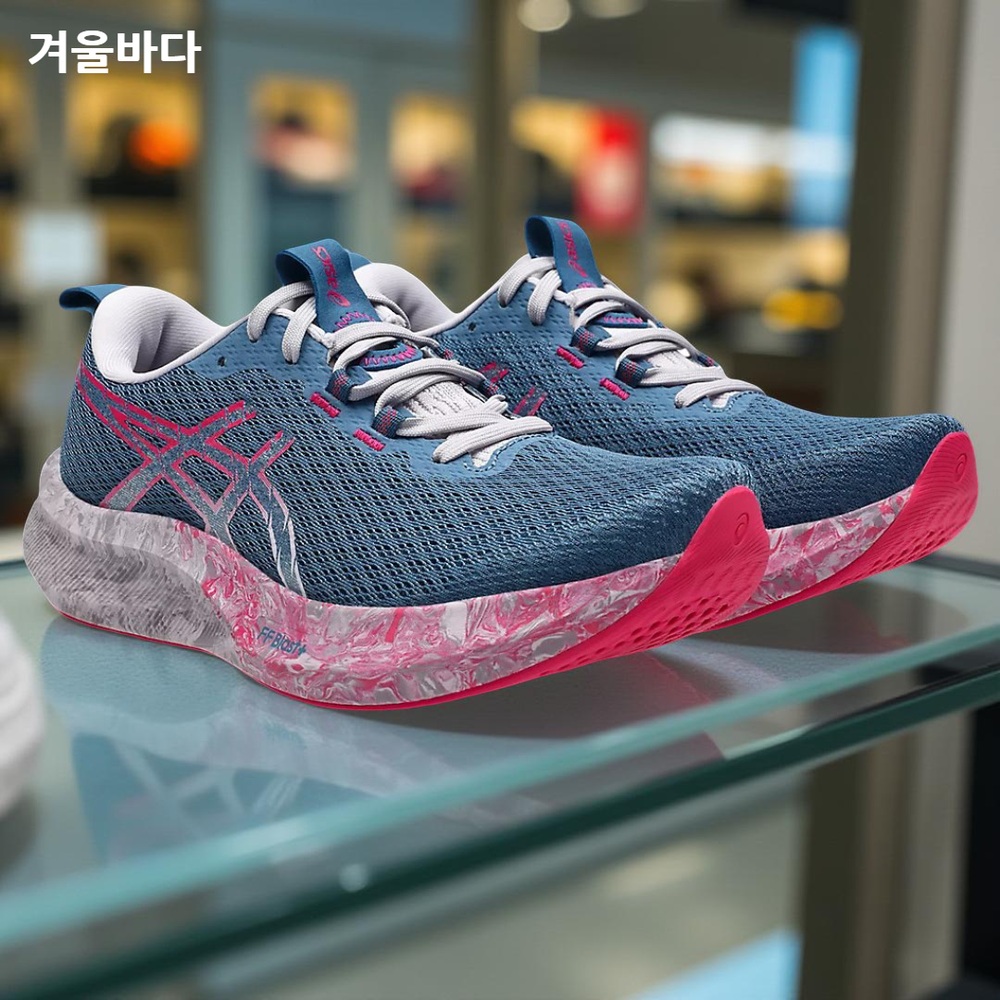 아식스 누사트라이16 스탠다드 경량 여성 런닝화 1012B675 화이트 250 - 상세 이미지 4