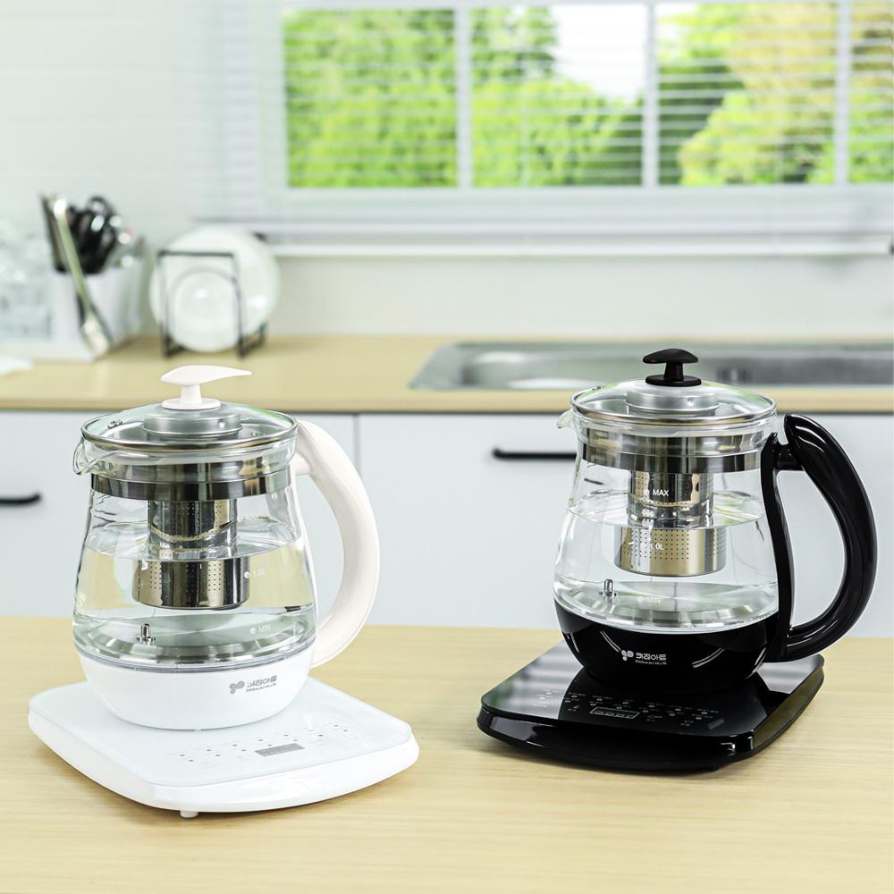 가정용 유리 커피포트 약탕기 전기주전자 이유식 분유포트