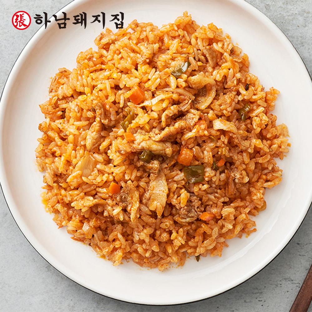 하남돼지집 철판 삼겹살 마무리볶음밥 4개입 4인분 (냉동), 920g, 1개 - 상품 이미지