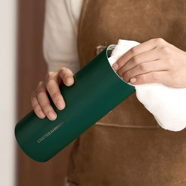 에스테반호프 스텐304 차량용 슬림 빨대 텀블러 600ml, 그린 - 상세 이미지 5