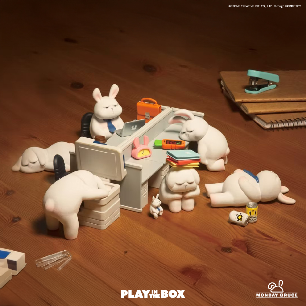 [플레이인더박스] 먼데이브루스 A01 나는 월요일이 싫다 랜덤피규어