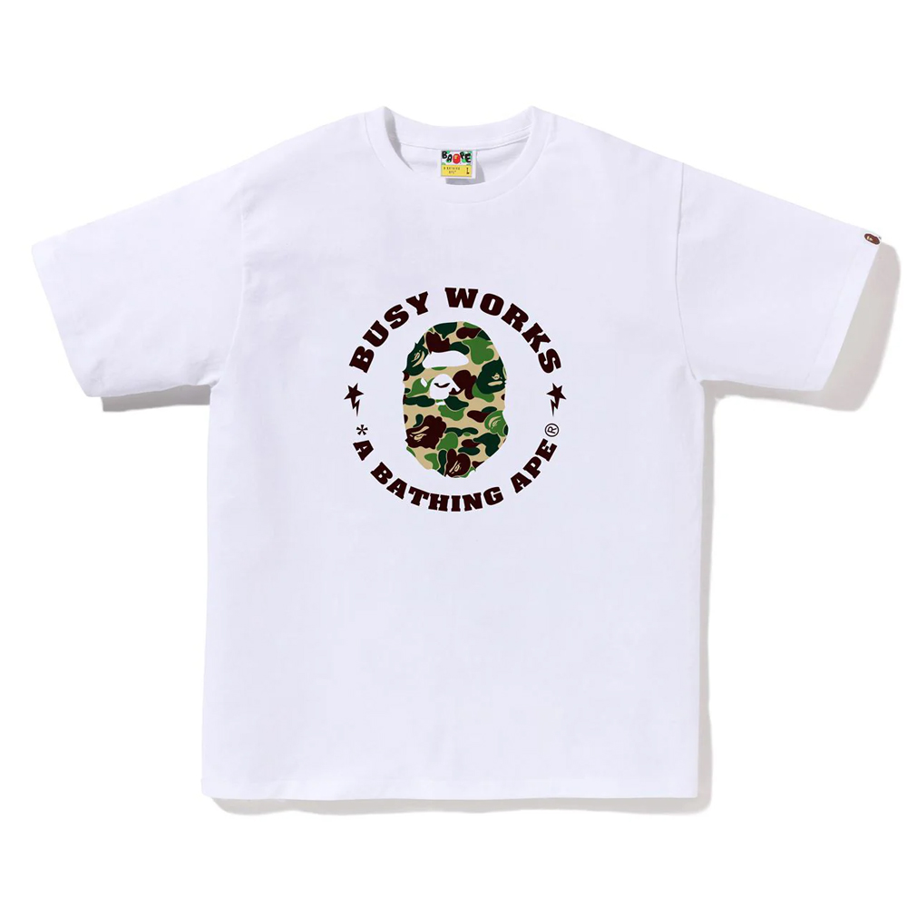 베이프 반팔티 ABC CAMO BUSY WORKS STA TEE 1L80-110-007 - 상세 이미지 5