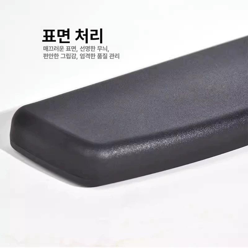 사무실 의자 팔걸이 쿠션 커버 교체용 암레스트 패드 블랙 팔걸이 표면 오른쪽 - 상세 이미지 5