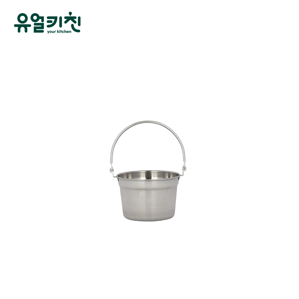 킹센스 스텐 고리 소스통 뼈통 손잡이 BMP통 1호 - 메인 이미지