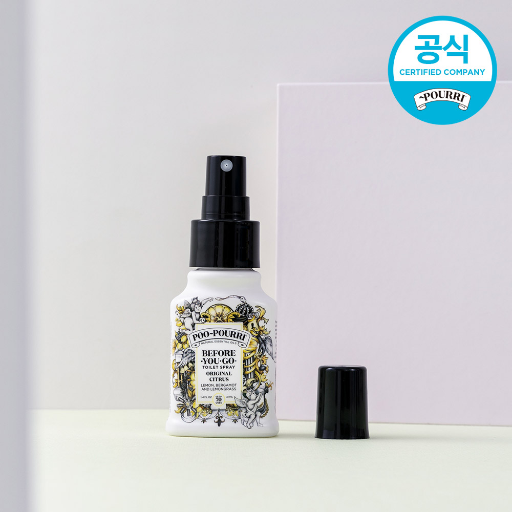[악취차단세트] 푸푸리 토일렛퍼퓸 59ml+홈푸리 에어케어 탈취제 41ml 집안 냄새 제거 - 상세 이미지 2
