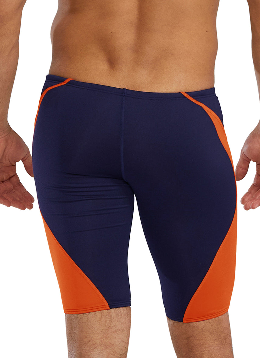 티어 남성 뱅가드 스플라이스 듀라패스트 엘리트 재머 5부 수영복 Navy/Orange - 상세 이미지 3