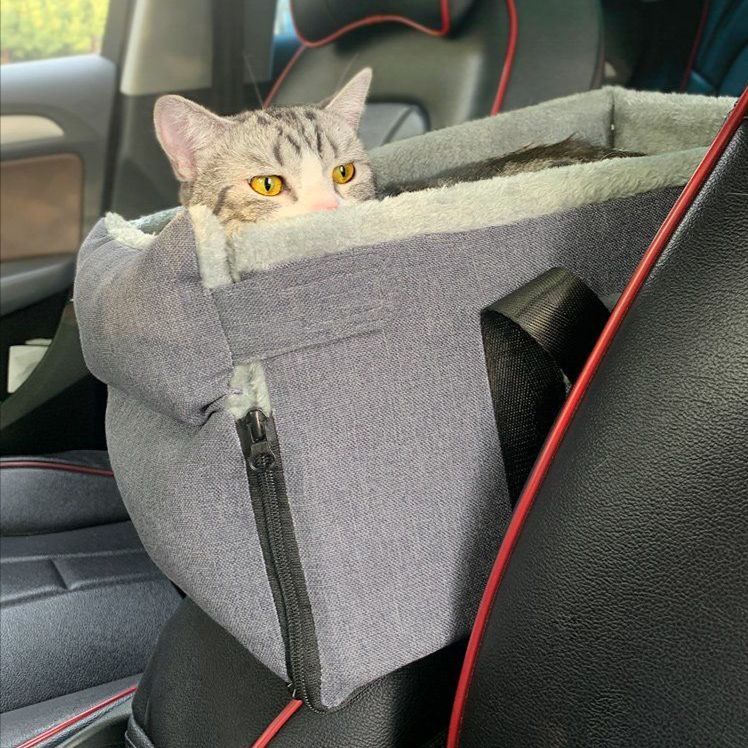 애완묘 고양이 자동차 방석 카시트 센터패널 둥지 휴대용