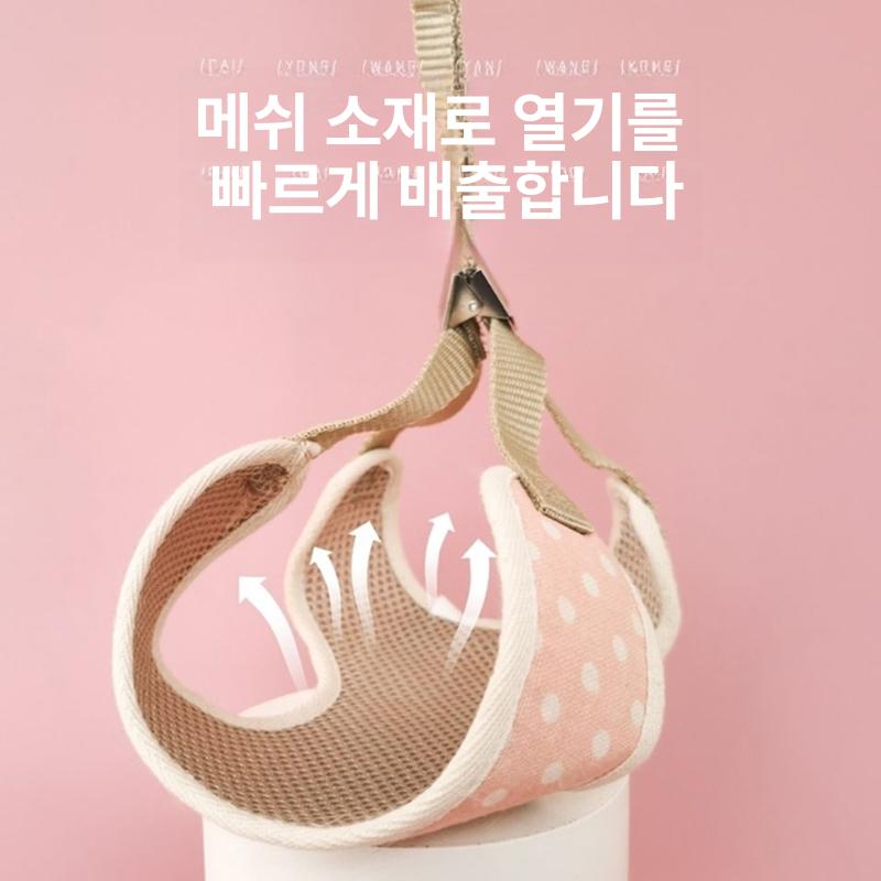 토끼목줄 훈련 야외 스트랩 햄스터 액세서리 새끼 보타이 라이트그린 플로럴 0.5~2kg - 상세 이미지 5