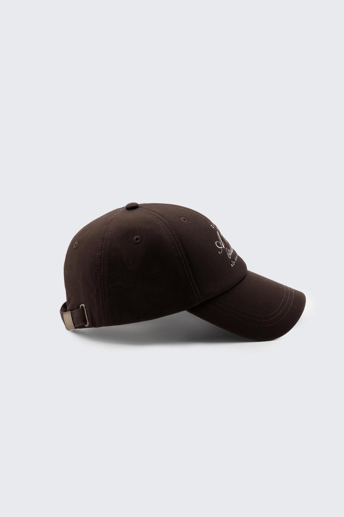 자라 50주년 클래식 자수 코튼 캡모자 3920/992 BROWN - 상세 이미지 4